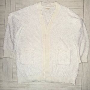 Bobbi Brown Cream Cardigan Sweater